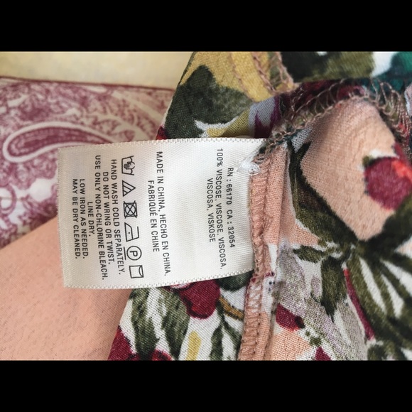 Anthropologie Meadow Rue multi-patterned top SIZE 0 HOST PICK 🎉🎉 - Picture 6 of 8